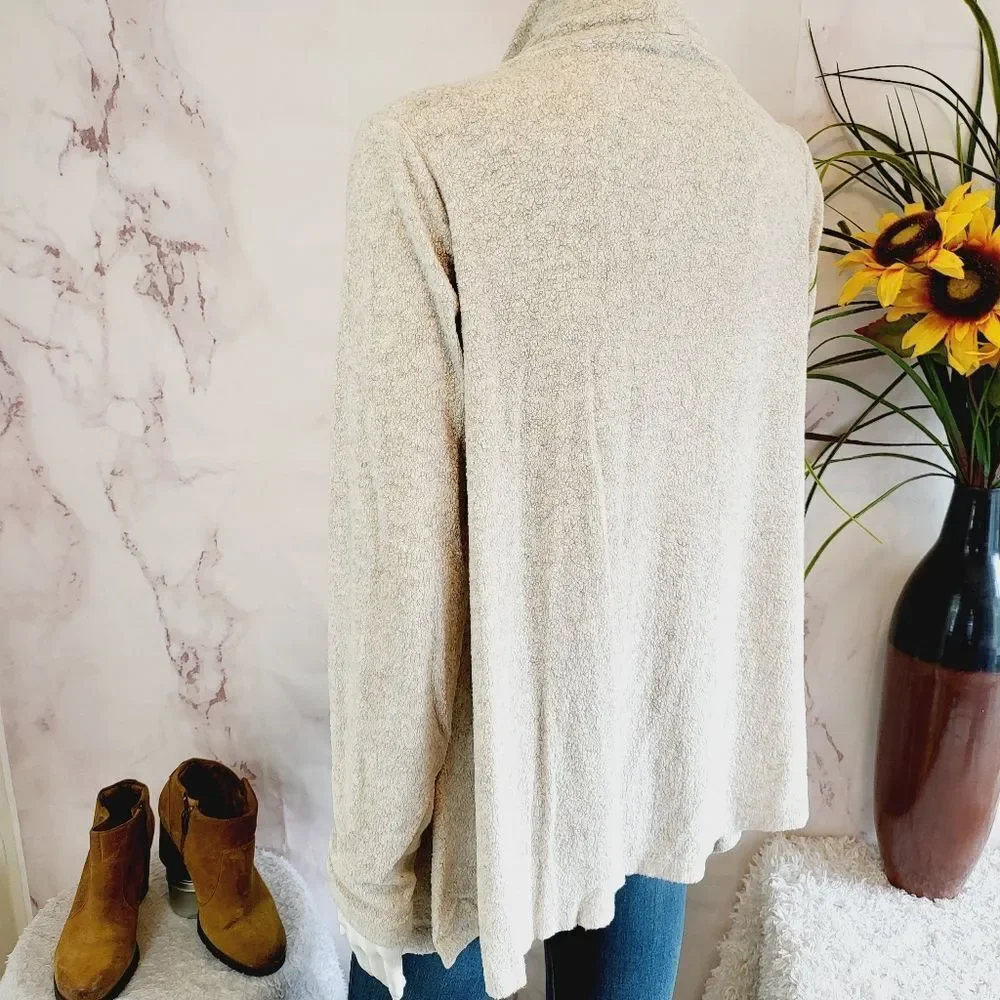 Bobeau convertible wrap super soft texture knit warm and cardigan